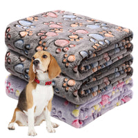 1 x Brand New Awaytail 1 Pack of 3 Dog Blankets, Dog Fleece Blanket for Large Dogs, Washable Dog Blanket, Protection for Sofa, Couch, Bed and Pet Transporter, 110 x 80 cm - RRP €17.14