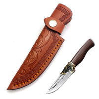 1 x RAW Customer Returns LONGHAO leather sheath, knife sheath leather, pocket knife holster, leather sheath for knives, leather pocket knife for belt, for outdoor camping, barbecue, hiking, trekking, for outdoor camping hunting gift - RRP €13.8