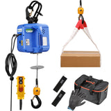 1 x RAW Customer Returns Mxmoonant 1600W Electric Hoist 500KG with 100M Wireless Remote Controls 2 for Teamwork, Plus 5M Remote Wire, Upgraded Motor Hooks for Garage Warehouse Home Construction 220V - RRP €349.0