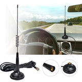 1 x RAW Customer Returns UAYESOK CB Radio Antenna 27MHz Car Mobile Magnetic Mount Antenna 13.7inch with Heavy Duty Magnetic Base with Coaxial Cable RG-58U 4M PL-259 for Truck President Midland Cobra Uniden Anytone Cb Radio Kit - RRP €38.3