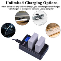 1 x RAW Customer Returns DuraPro 2Pcs LP-E8 Battery LED USB Dual Charger for Canon LP-E8 Canon EOS 550D, EOS 700D, EOS 600D, EOS 650D, Rebel T2i T3i T4i T5i, Kiss X4 X5 X6i X7i DSLR cameras - RRP €24.99