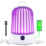 1 x RAW Customer Returns DLIDR Insect Killer, Rechargeable Mosquito Trap Mosquito Lamp, 5W Mosquito Repellent Insect Killer Electric Fly Trap Electric, UV Fly Trap Indoor Insect Trap Fruit Fly Trap - RRP €17.14