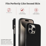 1 x RAW Customer Returns qichenlu Bulletproof Aramid Fiber 600D Black Aramid Case Compatible with iPhone 15 Plus,Military Standard Shockproof Extremely Thin Cover Case Hard Shell Compatible with iPhone 15 Plus - RRP €37.16