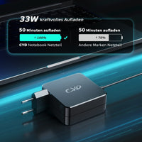 1 x RAW Customer Returns CYD 33W 19V 1.75A Notebook Power Adapter for Asus Charger Cable Laptop EeeBook X205 X205T X205TA F205TA E205SA E202SA X205TA-DH01 X205TA-DS01 VivoBook E200HA Adpater Charger - RRP €20.65