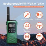 1 x RAW Customer Returns GOCOM G9 Walkie Talkie Rechargeable, Waterproof IP67 Float, LED Flashlight, CTCSS DCS VOX, Walkie Talkie Headset, PMR 446, 16 Channels License Free - RRP €64.27