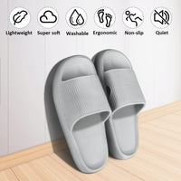 1 x RAW Customer Returns SHAINE Cloud Sliders for Women Men Pool Summer Cloud Soft Flip Flop Slippers Non-Slip Beach Pool Slippers Quick Dry Cushion Shower Slipper for Indoor and Outdoor - RRP €58.8