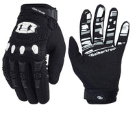 1 x RAW Customer Returns Seibertron Dirtpaw Gloves - Unisex BMX MX ATV MTB Road Bike Mountain Bike Bicycle Offroad Dirtbike for Road Racing and Motorcross Sport with Touch Recognition and Full Finger Design Black M - RRP €22.99