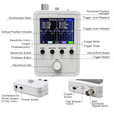 1 x RAW Customer Returns Quimat 2.4 TFT Digital Oscilloscope Kit with Soldered Clip BNC Cable, SMD Open Source Probe and Housing Ready Machine Assembled  - RRP €41.8