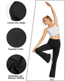 1 x RAW Customer Returns Promover Yoga Pants Women Stretch With Pockets Activewear Pants Training Bootleg Flared Pants Bootcut Sports Pants Fitness High Waist Flare Pants Active Leisure Jazz Pants - RRP €31.25