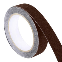 1 x RAW Customer Returns ONTWIE Brown Anti-Slip Tape 2.5cm x 10m, Anti-Slip Safety Rail Tape for Stairs, Safety, Step Board, Indoor, Outdoor - RRP €11.99