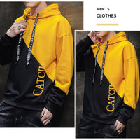 1 x RAW Customer Returns KENAIJING Men s Hoodie Sweatshirt Hoodie Long Sleeve Pullover Yellow, 2XL  - RRP €36.98