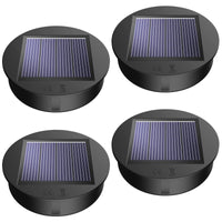 1 x RAW Customer Returns Solar lights spare parts Solar lights replacement top with LED bulbs IP65 waterproof solar panel lantern lights replacement top light bulb spare part 8cm for solar lantern garden outdoor and DIY - RRP €17.14