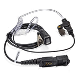 1 x RAW Customer Returns HYS Radio Headset compatible with Motorola Multipin Radio DP2000 DP2400 DP3441 DEP550 DEP570 XPR3300 MTP3250 XiR P6600 Walkie Talkie With Microphone, Covert Acoustic Air Tube 1 Pack  - RRP €36.29