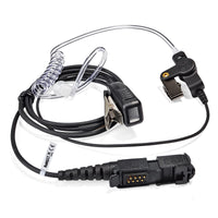 1 x RAW Customer Returns HYS Radio Headset Compatible with Motorola Multipin Radio DP2000 DP2400 DP3441 DEP550 DEP570 XPR3300 MTP3250 XiR P6600 Walkie Talkie With Microphone, Covert Acoustic Air Tube 1 Pack  - RRP €36.29