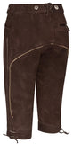 1 x RAW Customer Returns TR Martha Men s Traditional Knee-Length Trousers - Traditional Leather Trousers Knee-Length Trousers, Dark Brown, 52 - RRP €60.41