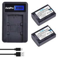 1 x RAW Customer Returns DuraPro 2pcs NP-FH50 NP-FH50 Battery LCD USB Charger for Sony NP-FH30, NP-FH40, NP-FH50, NP-FH60, NP-FH70 H-Series Sony DCR-SR32, DCR-SR33, DCR-SR35, DCR -SR36, DCR-SR37, DCR-SR38 Handycams - RRP €29.99