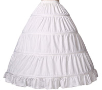 1 x RAW Customer Returns BEAUTELICATE Girls Petticoat Hoops Crinoline for Dress Underskirt for Children s Dress 100 Cotton Petticoat Skirt for Carnival Party Communion 1 to 16 Years Style 1 - Light Ivory, 4-6 Years  - RRP €25.56