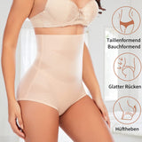 1 x RAW Customer Returns YARRCO Tummy Control Underwear Women s Bodice Briefs Shapewear High Waist Body Shaper Underwear Beige Briefs, M  - RRP €20.16