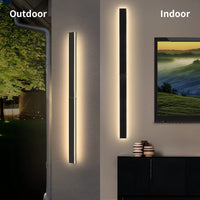 1 x RAW Customer Returns Viugreum Long Wall Light Indoor 30W 3 Color Warm White Natural White Cold White 3000K 4000K 6500K Wall Lights Outdoor IP65 Wall Lamp 84cm Removable LED Wall Light - RRP €42.65