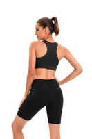 1 x RAW Customer Returns ZETIY 5 Piece Women s Fitness Tracksuit Yoga Set, Sportswear Pilates Sportswear Tennis Clothing Running Clothing for Gym Fitness Jogging - Black - M - RRP €40.99