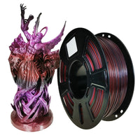 1 x RAW Customer Returns Stronghero3D 3D Printer PLA Filament 1.75mm, Galaxy Red, Black, Silk Purple, Net Weight 1kg, Accuracy - 0.05mm - RRP €25.99