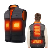 1 x RAW Customer Returns vapesoon Heated Vest with 3 Heating Modes USB Rechargeable Heating Vest for Outdoor Riding Skiing Fishing Battery Not Included  - RRP €49.99