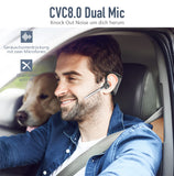 1 x RAW Customer Returns Conambo V5.2 Bluetooth headset, headset with microphone with CVC 8.0 and ENC for Business Office Driving, in-ear headset mobile phone for Android PC Laptop - 16H Talk hands-free - RRP €38.99