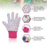 2 x Brand New FACELANDY Gardening Gloves for Kids Ages 5-8, Gardening Gloves for Boys and Girls, Soft Kids Gardening Gloves M Age 7-8 , Blue  - RRP €20.5