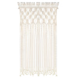 1 x RAW Customer Returns lalago Macrame Wall Hanging, Woven Tapestry Boho Curtain Door Curtain, Boho Decoration Wall Decoration Tapestry for Room Background Decoration 90 180cm  - RRP €32.69