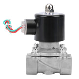 1 x RAW Customer Returns Yosoo Health Gear Water Solenoid Valve, 3 4 Inch 1MPa 304 Stainless Steel 2-Way Direct Action Water Normally Closed Replacement Valve for Water, Gas, Neutral Gas and Liquid DC24V  - RRP €24.04