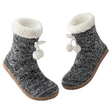 1 x Brand New Women s Men s Slipper Socks, Winter Non-Slip Slipper Socks, Cozy and Warm Slipper Socks, Warm Household Socks, Warm Pilou Socks, Christmas Socks - RRP €16.28