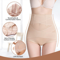 8 x RAW Customer Returns Prontiaduscire Women s Containment Sheath Shaping Bodysuit Belly Panties High Waist Very Breathable Mesh for Postpartum Recovery, Weddings and More 003, Beige, 2XL  - RRP €171.76