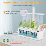 1 x RAW Customer Returns YUCHENGTECH Hydroponic Growing System 9 Pods Indoor Hydroponic Garden with LED Light for Plants Hydroponic Growing Kit Height Adjustable Hydroponic System - RRP €54.32