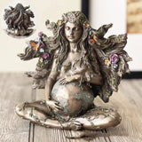 1 x RAW Customer Returns Millennial Gaia Statue, Gaia Mother Earth Figure, Mother Earth Goddess Statue Gaia, Figure of the Goddess Mother Earth, for Home, Garden and Outdoor Decor - RRP €17.4