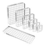 1 x Brand New 7pcs Acrylic Stamp Blocks for Scrapbooking Photo Album Clear Stamp DIY Square Stamp - RRP €19.2