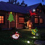 2 x RAW Customer Returns TEDD LED Projector Christmas Lights 12 Films Waterproof Projection Lamp for Indoor and Outdoor Christmas Decoration Birthday Party Wedding Garden Bar - RRP €71.98