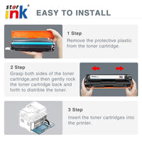 1 x RAW Customer Returns Starink TN241 TN245 Toner Compatible for Brother TN242 TN246 TN-241 TN-245 for DCP-9022CDW MFC-9332CDW MFC-9142CDN HL-3142CW HL-3152CW MFC-9342CDW HL-3140CW Black Cyan Yellow Magenta, Pack of 4  - RRP €33.38