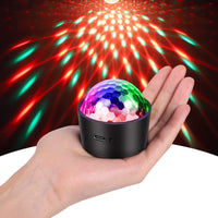 1 x RAW Customer Returns Mini Disco Ball, SEBRUANC Disco Lights LED Party Lights Music Controlled Light 380mAh USB Type C DJ Strobe Ball with Night Light for Children Parties Birthday, KTV, Christmas Gift - RRP €12.85