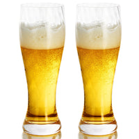 1 x RAW Customer Returns GLASKEY wheat beer glass beer glasses set of 2, 460 ml, crystal beer glasses with screw thread, pilsner glasses, IPA bar glasses, classic beer mugs, great gift idea - RRP €19.99