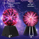 1 x RAW Customer Returns 6 Inch Plasma Ball, 15CM Magic Plasma Lamp, Touch and Sound Sensitive Plasma Ball Light for Kids Gifts Toy Decorations, Red Light - RRP €35.39