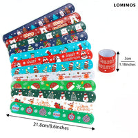 3 x Brand New JOFONY Christmas Snap Bracelets, Slap Bands Snap Bracelets for Christmas Party Gifts 48 Pieces - RRP €32.97