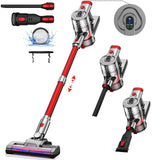 1 x RAW Customer Returns IAB Cordless Vacuum Cleaner 6 in 1, 30000pa Cordless Broom Vacuum Cleaner, Autonomy 50 Mins Wireless Electric 300W Handheld Vacuum Cleaner for Carpet Pet Hair Floor Sofa - RRP €117.73