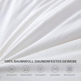 1 x RAW Customer Returns Homyrium down duvet 155x220 winter 90 down and 10 feathers, 100 cotton winter duvet 155x220 down warm feather duvet quilt Oeko-TEX and RDS certified, filling 1150gr - RRP €171.42