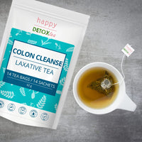 1 x RAW Customer Returns Happy Detox Tea - Colon Cleanse - Detoxification - Losing Weight - 4 weeks - 14 tea bags - RRP €18.9