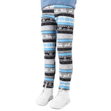 4 x Brand New YFPICO Girls Winter Print Fleece Lined Leggings Children Winter Warm Kids Tights Pants Warm Leggins Thick Pants, F, 110 - RRP €39.88