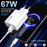 1 x RAW Customer Returns 67W USB Charger 25W PD Charger with USB C Cable 1M Fast Charger Turbo for Xiaomi 13T 13 Lite 12S Ultra 12 Lite 12X Pad 6 5,Redmi Note 13 12 11S 10 Pro,Mi 11 Ultra 11i 10T,POCO F5 X6 M6 X4 Pro - RRP €31.99