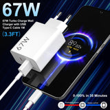 1 x RAW Customer Returns 67W USB Charger 25W PD Charger with USB C Cable 1M Fast Charger Turbo for Xiaomi 13T 13 Lite 12S Ultra 12 Lite 12X Pad 6 5,Redmi Note 13 12 11S 10 Pro,Mi 11 Ultra 11i 10T,POCO F5 X6 M6 X4 Pro - RRP €31.99