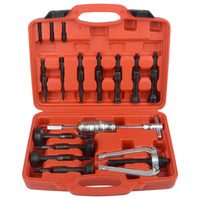 1 x RAW Customer Returns DAYUAN 16 pcs. Bottom Bracket Puller Blind Hole Bearing Puller Tool with Slide Hammer Set - RRP €61.95