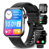 1 x RAW Customer Returns Smartwatch Men s BT Watch with ECG Phone Function, 24 7 Heart Rate SpO2 Sleep Monitor 1.96 Fitness Watch with SOS Call Function 150 Sports Modes IP68 Waterproof Sports Watch Pedometer iOS Android - RRP €72.85