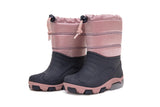 1 x RAW Customer Returns Children s winter boots Rubber boots with soft warm lining Winter shoes with quick release Flashing effect in the sole Snow boots with inner lining Made in Italy 26 27 - Pink Glitter  - RRP €28.22